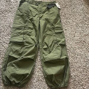 Forever 21 Olive Green Cargo Ankle Pants